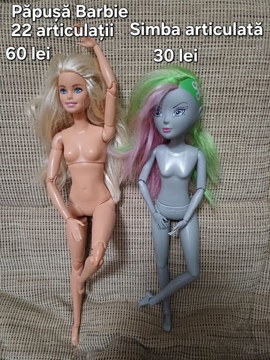 Păpuși barbie cu 22 articulații