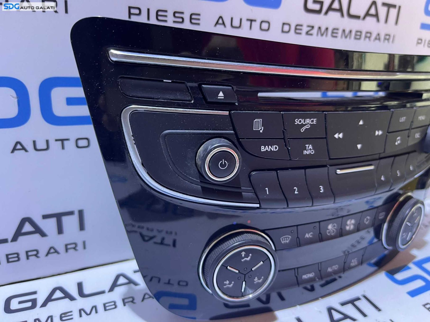 Panou Comanda Consola Buton Butoane Radio CD Player AC Aer Conditionat Clima Climatronic Peugeot 508 2010 - 2018