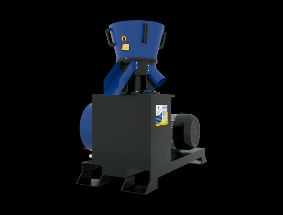 Masina de peleti GRAND 300 TMC producție: max 400 kg/oră Garantie 2ani