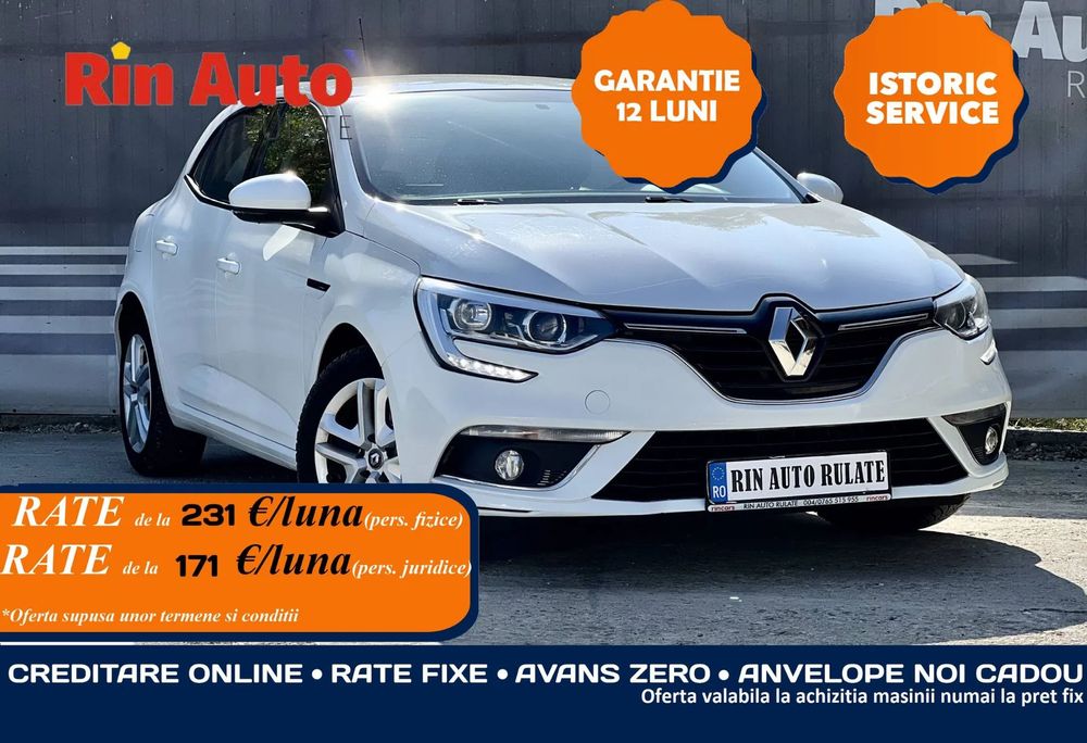 Renault Megane 1,33 Benzina Tce / Posibilitate vanzare in rate Credit Leasing TVA19 %