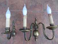 Aplice din alama,bronz,vechi,vintage,superbe
