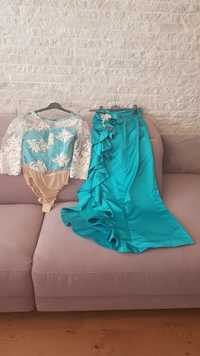 Rochie elegantă turcoaz