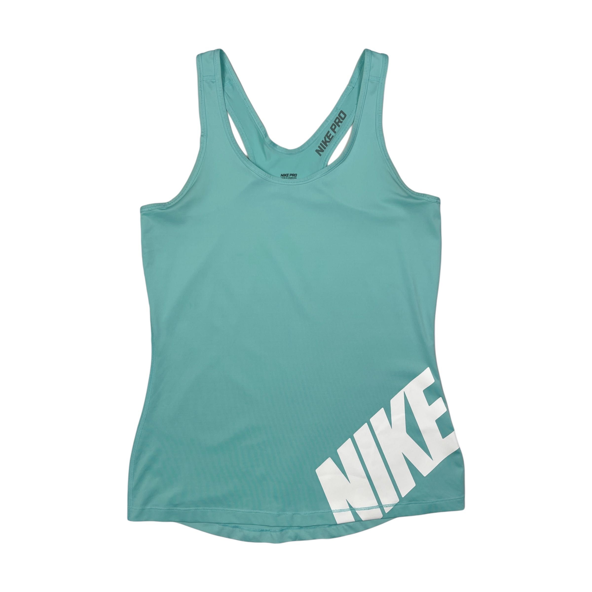 Дамски потник Nike Pro Tiffany Blue Running Tank Top