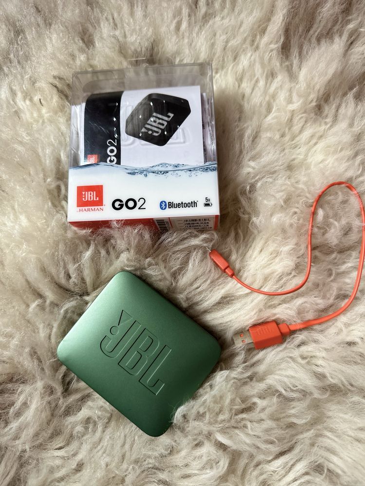 Boxa portabila JBL GO 2 Essential, Bluetooth, Waterproof, kaki