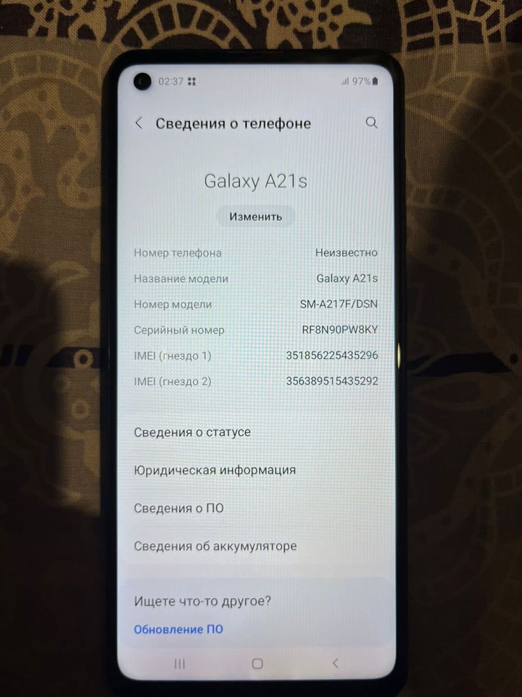 Samsung Galaxsy A21s