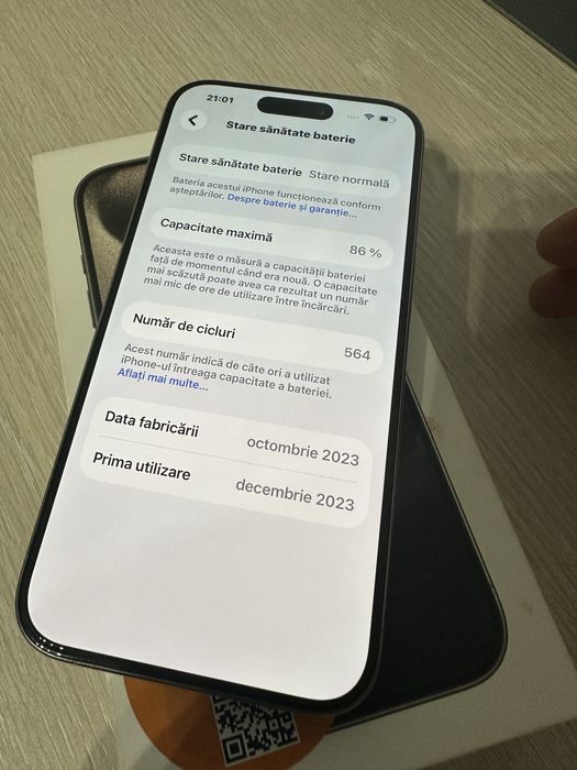 Iphone 15 Pro 128 Gb neverlocked iiimpecabil