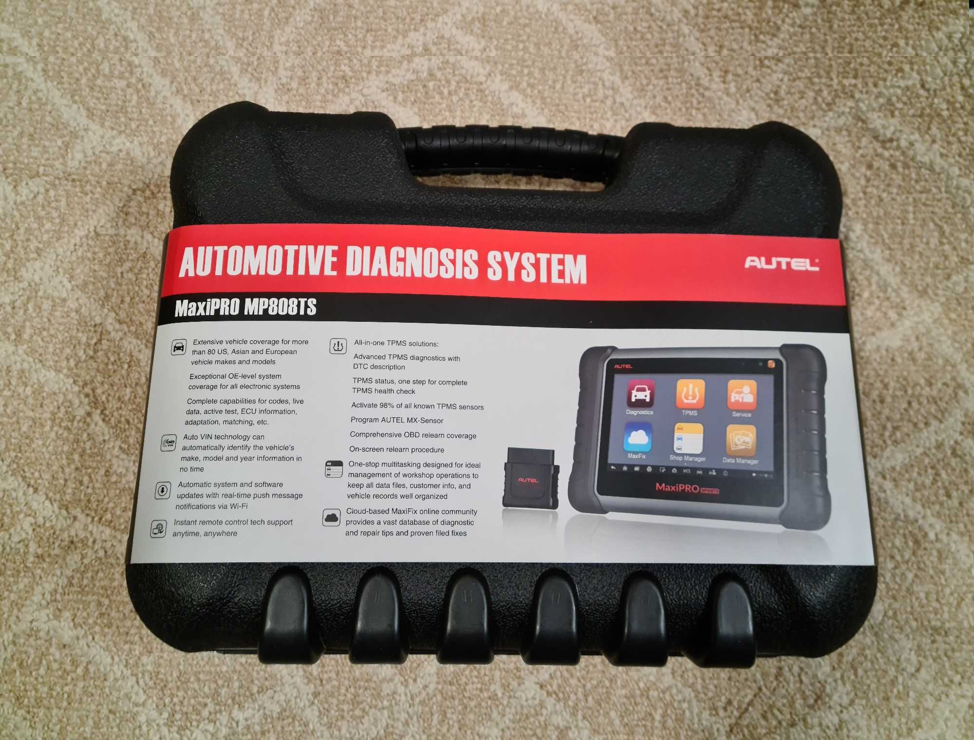 Tester diagnoza multimarca Autel MP808TS full TPMS plus DPF ABS SRS