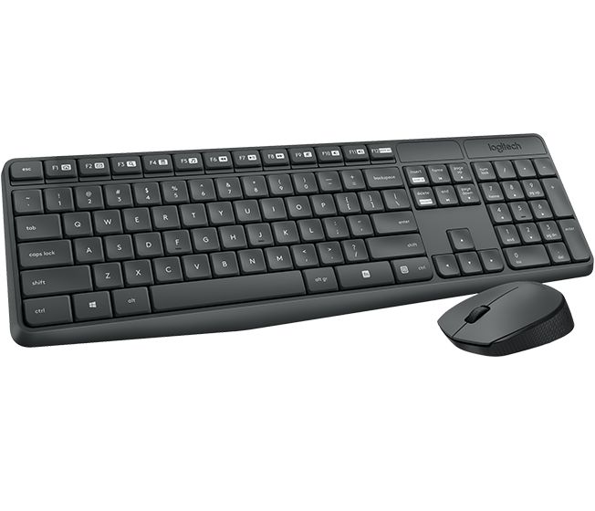 Комплект клавиатура и мышь Logitech MK235 RU