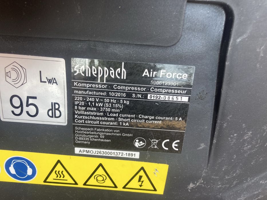 Compresor Scheppach Multifunctional Umflat