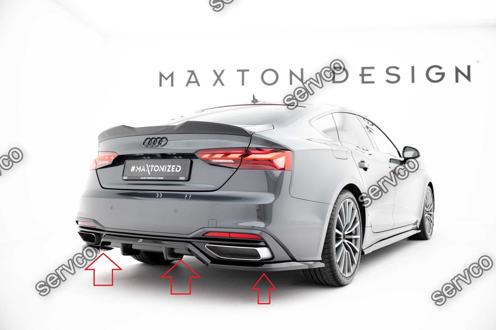 Prelungire bara spate Audi A5 F5 Facelift 2019-2024 v1 Maxton Design