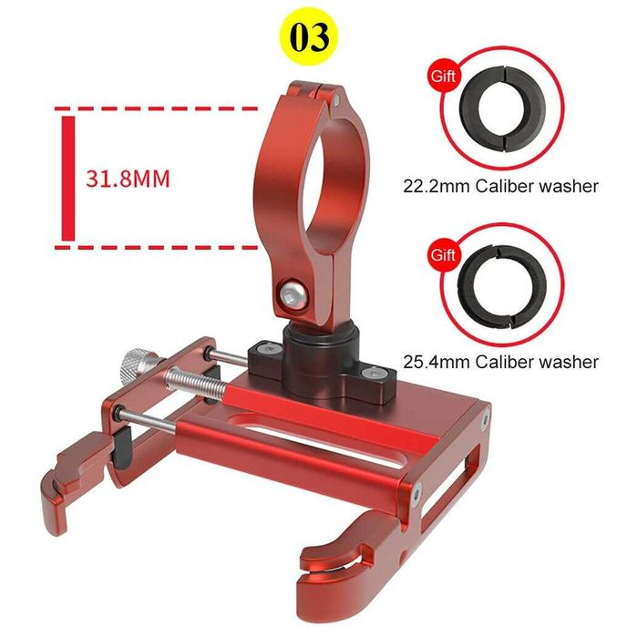GUB P30  suport telefon aluminiu motocicleta bicicleta GPS trotineta