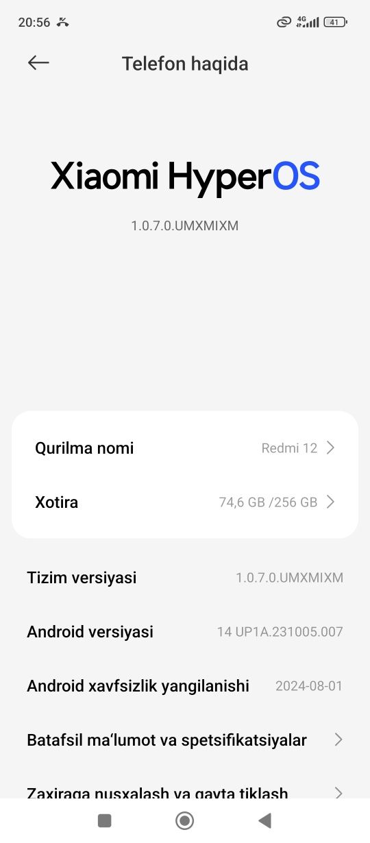 Redmi 12 sotiladi abmen ham bor narxini kelishamz 256/8+8 rasm idea  l