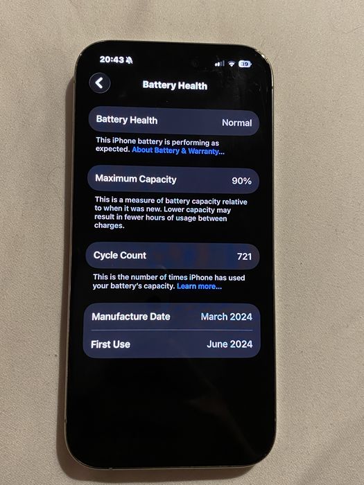 IPhone 15 PRO 256gb Neverlocked/90%