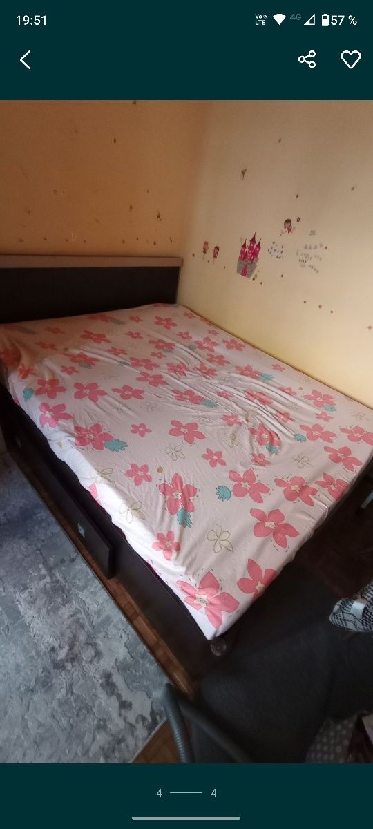 Dormitor  cu pat 160/200