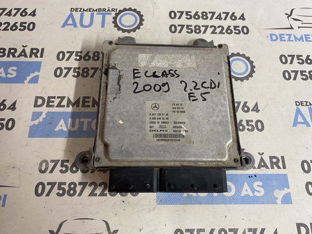 Calculator motor 2,2 cdi mercedes e class w212