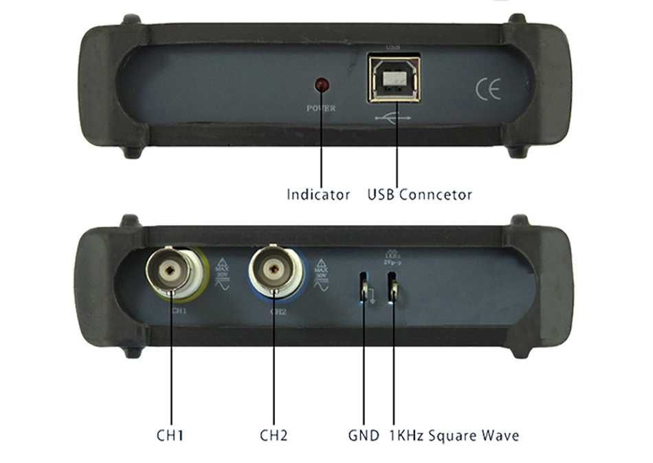 Цифровой осциллограф INSTRUSTAR ISDS205A 2 ch, 3 в 1, 20 МГц 48MSa/s