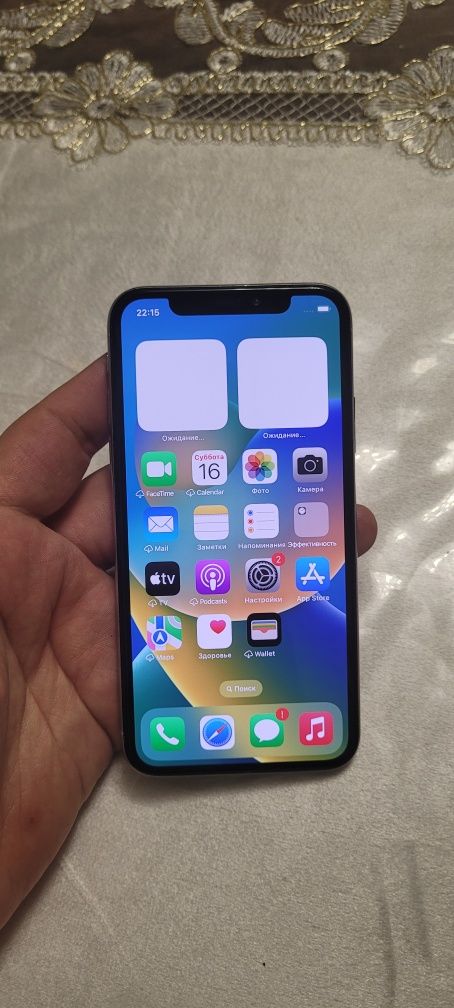 Apple Iphone X 64GB Silver White Original Holati Yaxshi RM/A Otlichni