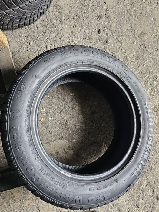2 anvelope iarna  215 60 17 Continental 6.4mm 2018