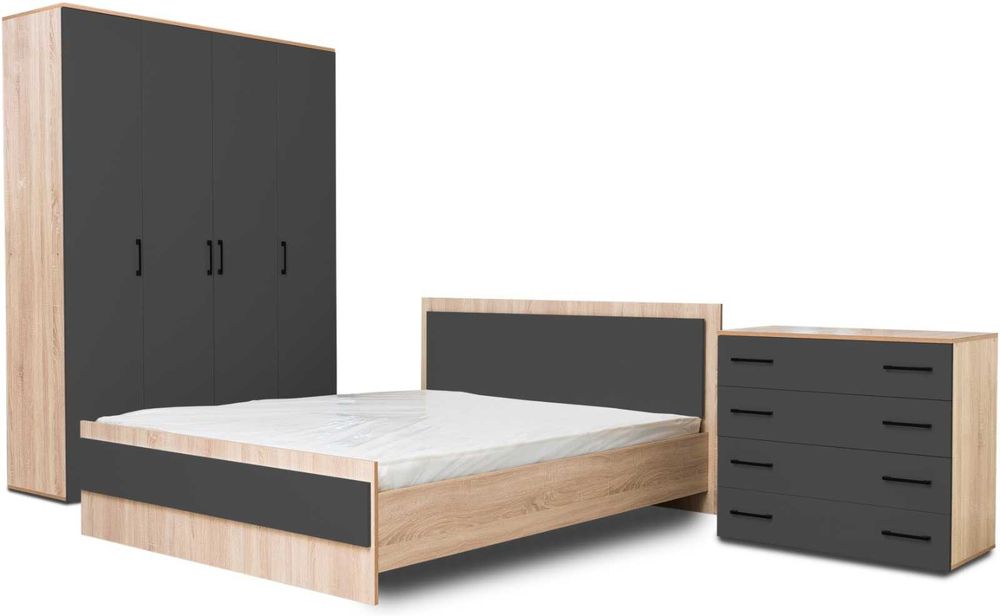 Акция! Новый  гарнитур "Виктория 3" комби серый от АЗИЯ СКЛАД А520779