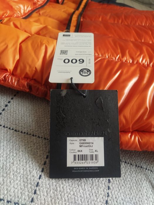 Peak Performance XL, мъжко пухено яке, ново, Bergans,