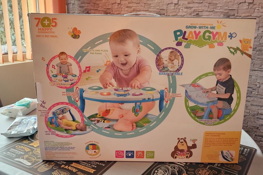 Активна гимнастика Lorelli Toys - С интерактивна масичка