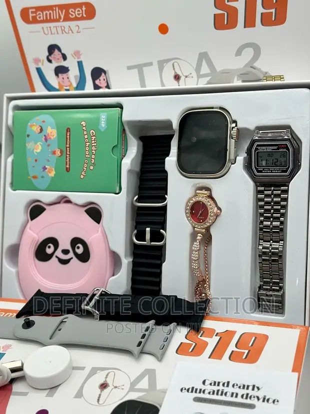 Hadiya uchun ajoyib tanlov nabor Smart watch S19 family ,oilabiy sovgʻ
