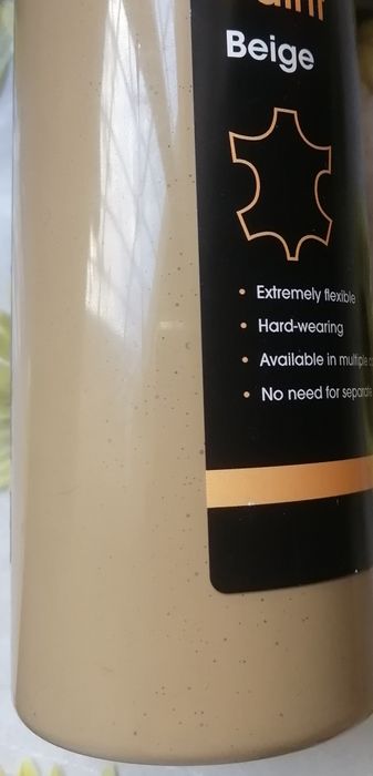 Боя за ремонт на кожа бежова