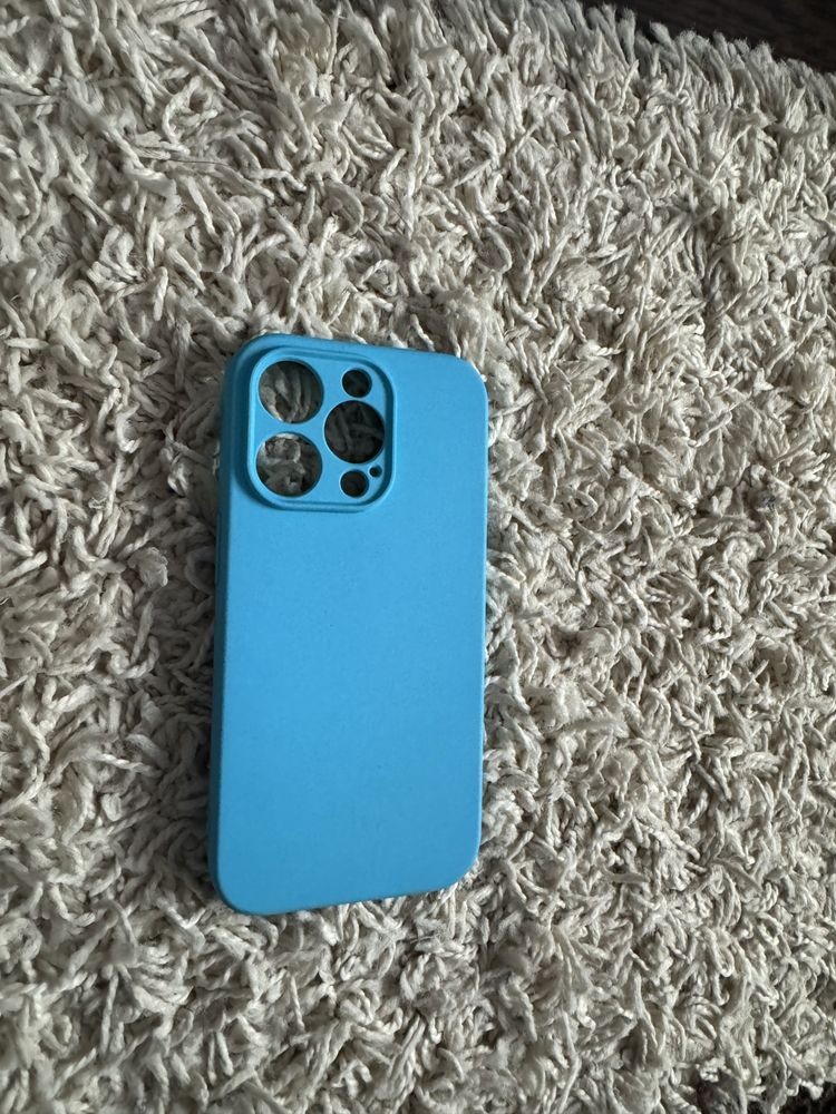 Husa iPhone 14 Pro silicon tpu blue/albastru [poze reale