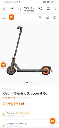 Scooter electric Xiaomi 4 Go