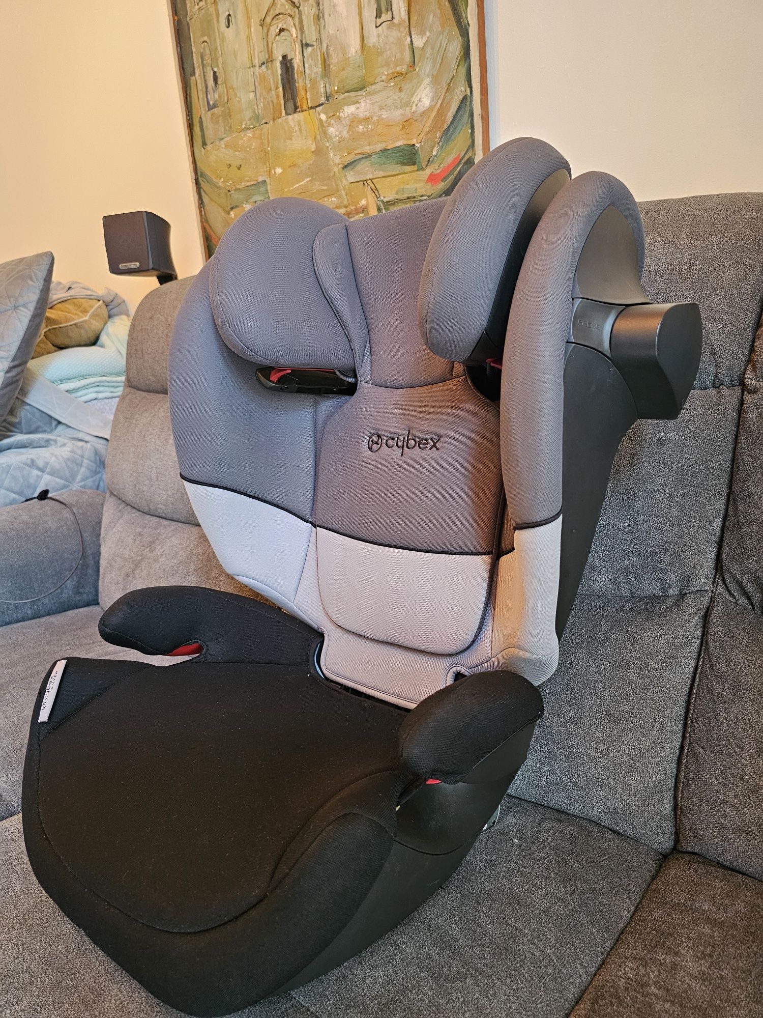 Столче за кола Cybex Solution M-fix Silver 15-36 кг