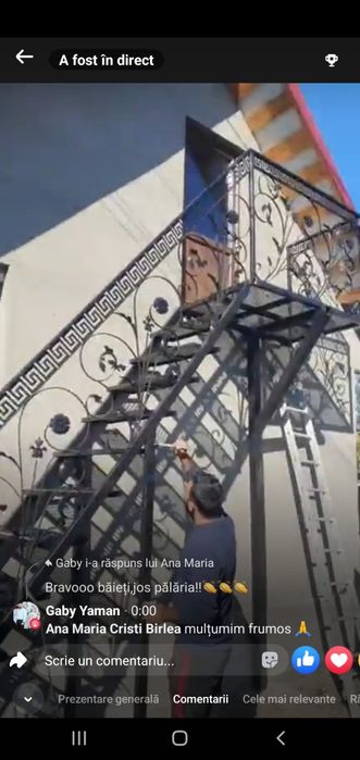 Scara metalica de exterior