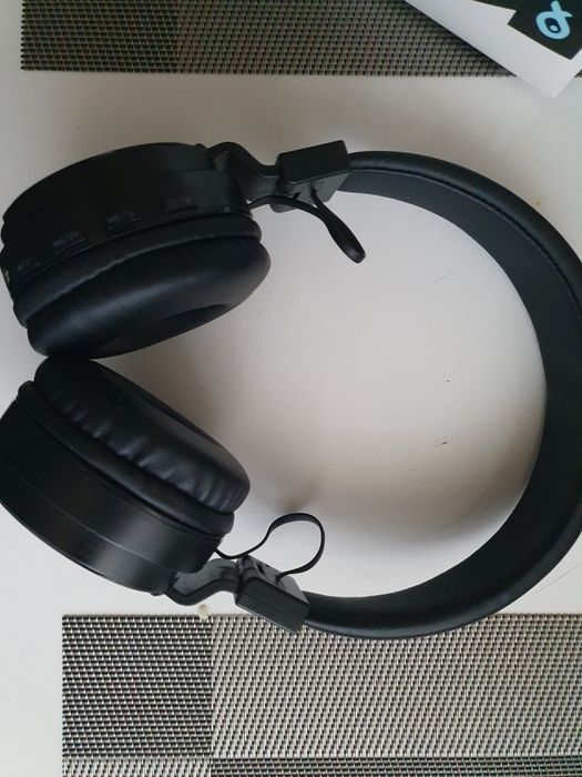 Casti bluetooth Poss Radio FM, Micro SD,