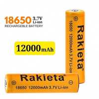 Качествена Акумулаторна батерия RAKIETA, 3.7V ,12000mAh, 18650, Li-ion