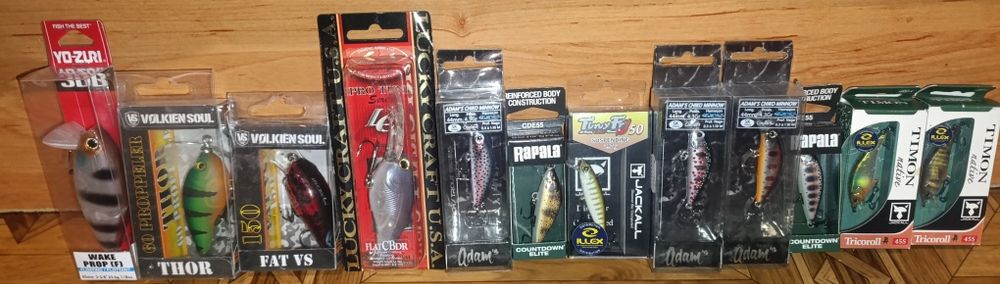 Rapala,Lucky Craft, illex,Duo щука ,сом , кефал,бяла, пъстървa,костур