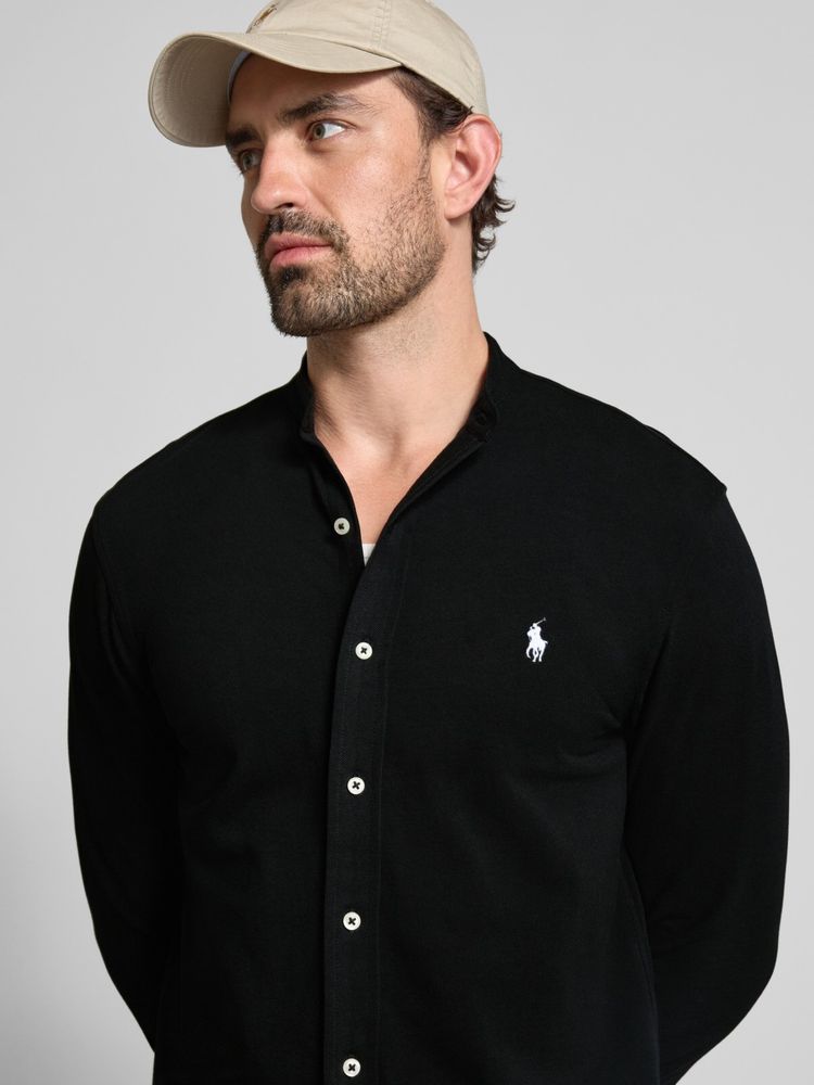 Риза със стол яка Polo Ralph Lauren размер S/M черно