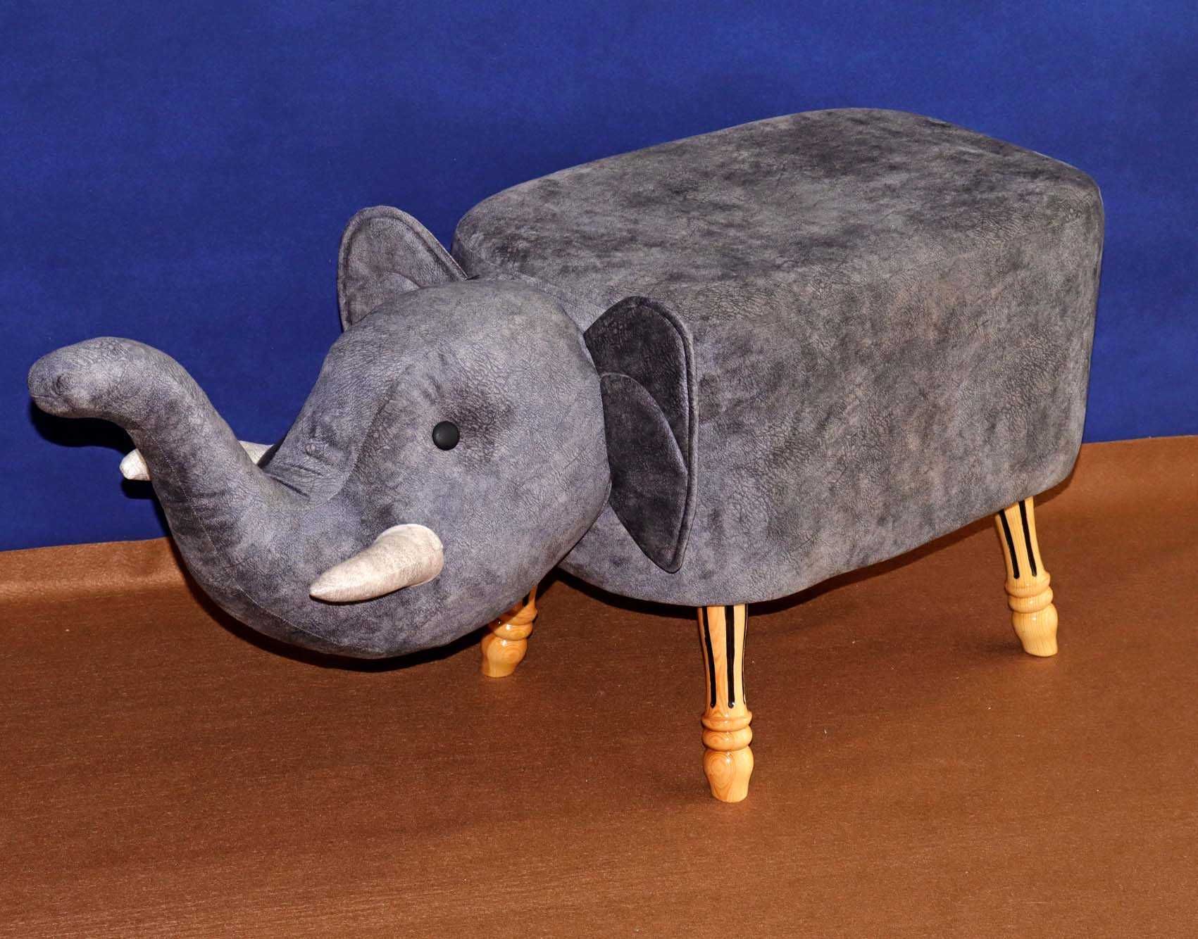Декоротивный пуфик слоник