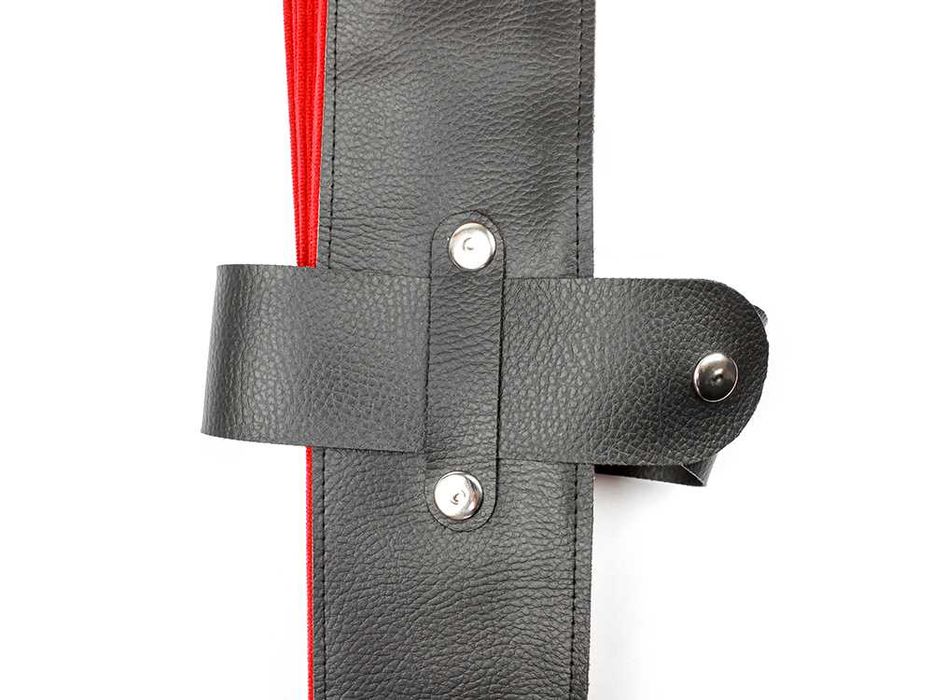 Perdele pentru camion, 4 piese / roșu + negru