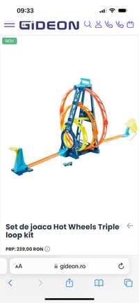 Set Hot wheels loop kit