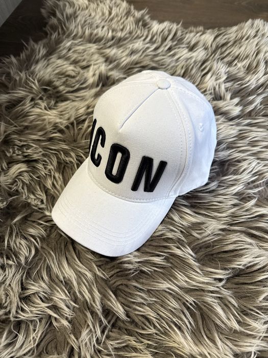 Sapca Dsquared2 Icon alba Premium