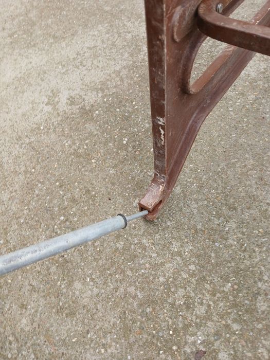 Picioare din oțel turnat