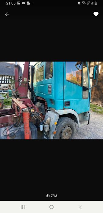 Vand Iveco basculbil cu macara 10 t