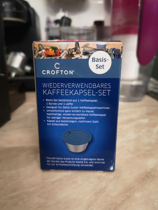 Capsule reutilizabile pentru aparat cafea Dolce Gusto si Cafissimo