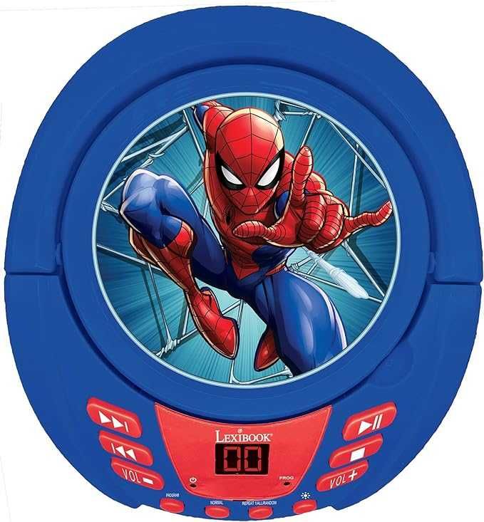 Lexibook - CD Player Bluetooth pentru copii Marvel Spider-Man