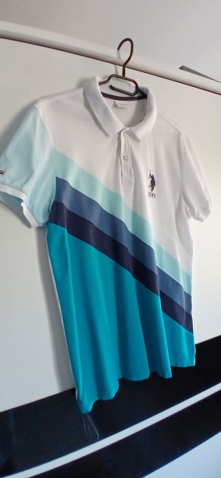 Tricou Polo USPA marimea L, original