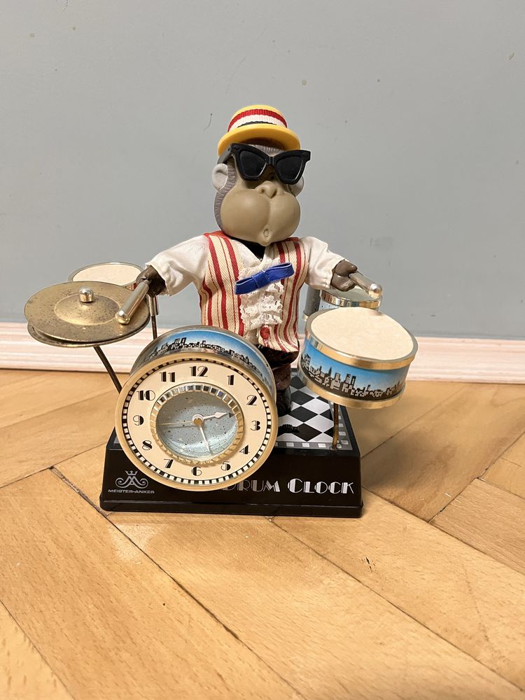 Meister Anker drum clock 1970 г кварцов винтидж часовник