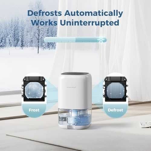 Нов Портативен обезвлажнител 1000 мл за дом, спалня, баня и гардероб