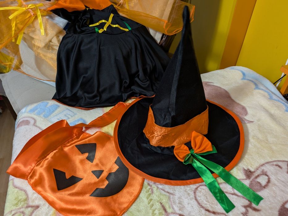 Costum nou de vrăjitoare Halloween
