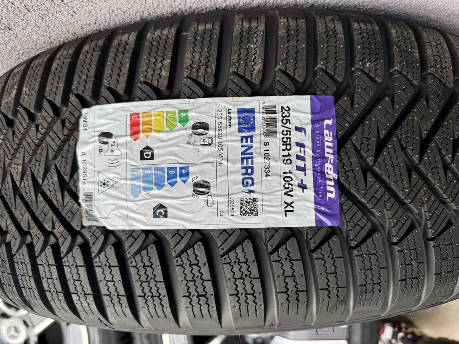 Jante Originale Mercedes AMG R19 GLC A254 W253 echipate iarna noi2025