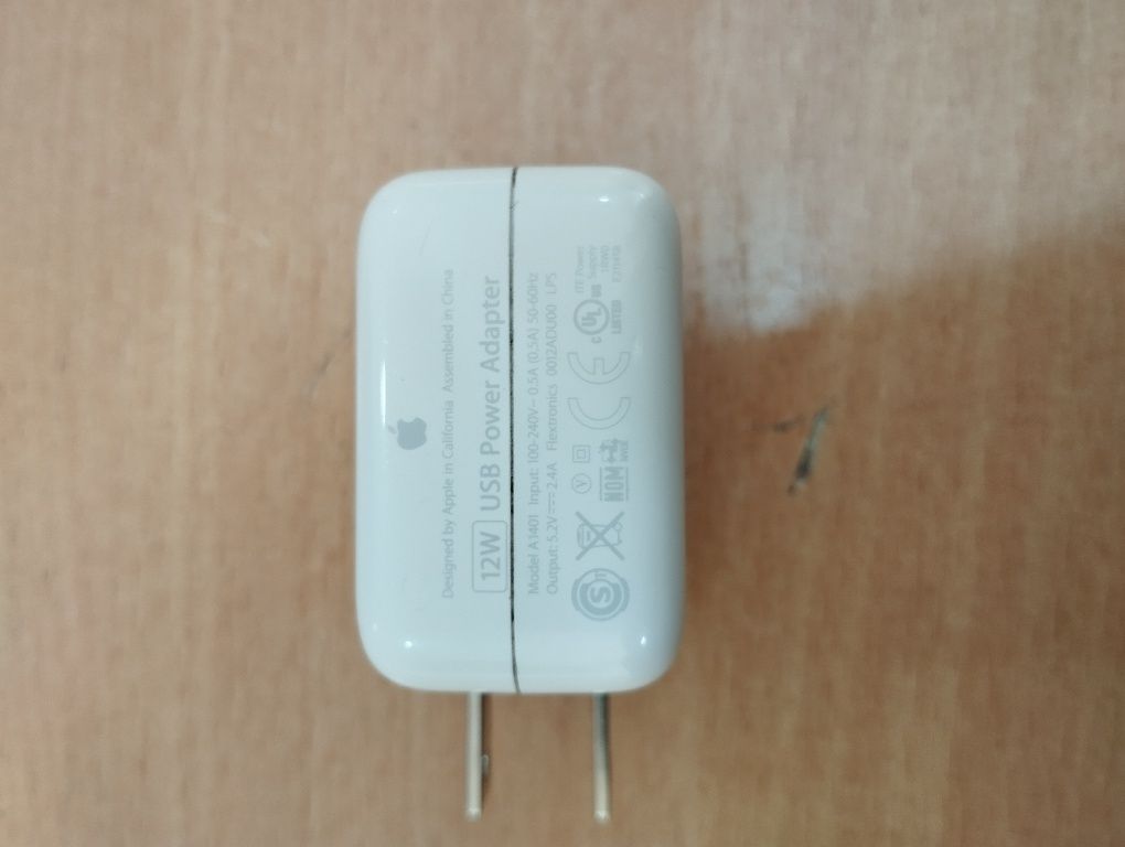 Original  apple adapter 12w