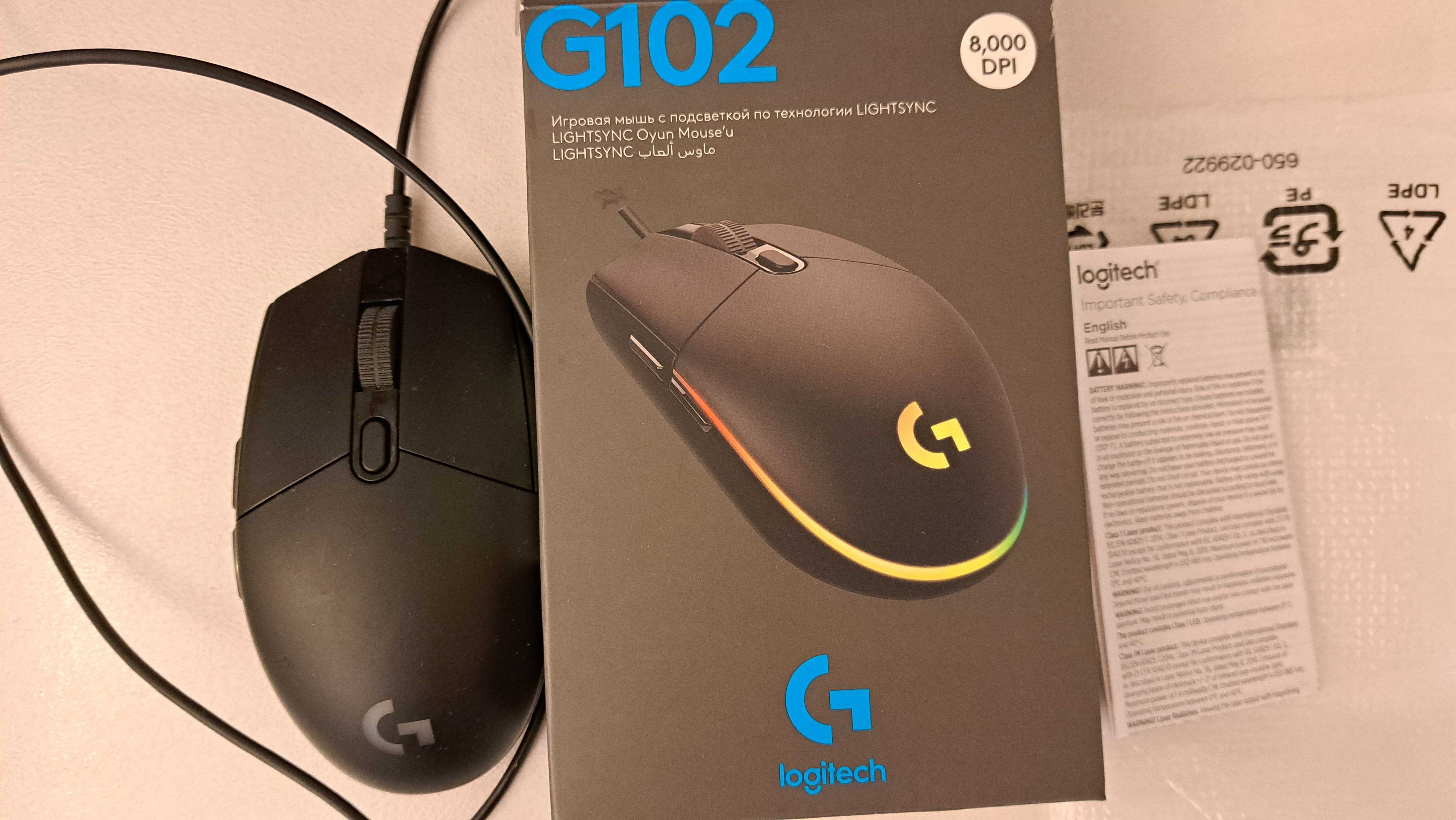 Mишка G102 неизползвана